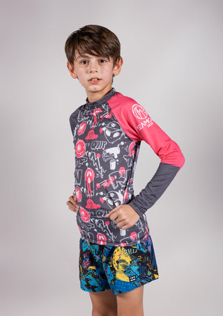 Çocuk Rashguard & UV Koruyucu Uzun Kollu Mayo