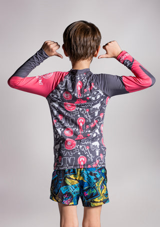 Çocuk Rashguard & UV Koruyucu Uzun Kollu Mayo