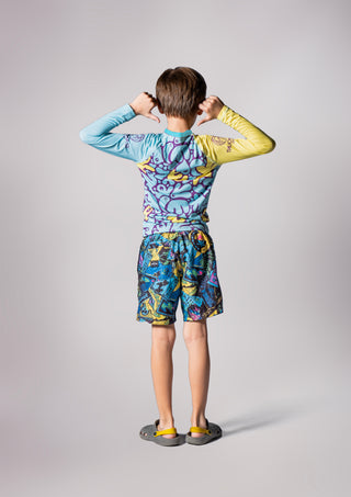 Çocuk Rashguard & UV Koruyucu Uzun Kollu Mayo
