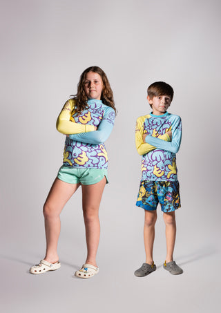 Çocuk Rashguard & UV Koruyucu Uzun Kollu Mayo