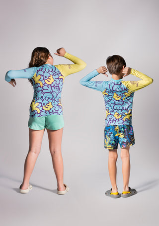 Çocuk Rashguard & UV Koruyucu Uzun Kollu Mayo